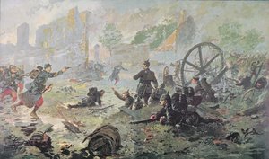 The Attack at Mailly-le-Camp, during the First Battle of the Marne, 1914 by Paul Thiriat